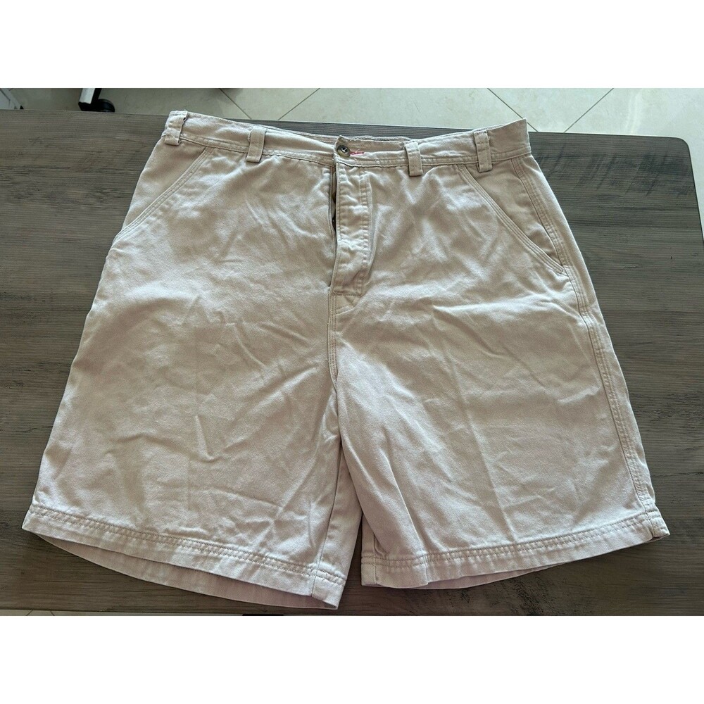 vtg North Face Shorts Mens Beige Hiking Climbing Outdoor Cargo Size 36/8